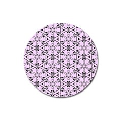 Texture Tissue Seamless Flower Magnet 3  (round) by HermanTelo