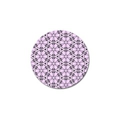 Texture Tissue Seamless Flower Golf Ball Marker by HermanTelo