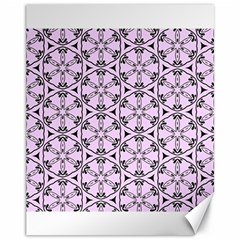 Texture Tissue Seamless Flower Canvas 11  X 14  by HermanTelo