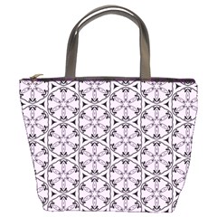 Texture Tissue Seamless Flower Bucket Bag