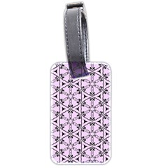 Texture Tissue Seamless Flower Luggage Tag (two Sides) by HermanTelo