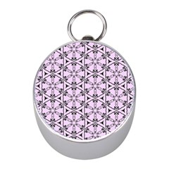 Texture Tissue Seamless Flower Mini Silver Compasses by HermanTelo