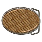 Wood Texture Wooden Belt Buckles Front