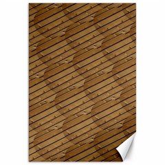 Wood Texture Wooden Canvas 20  X 30 