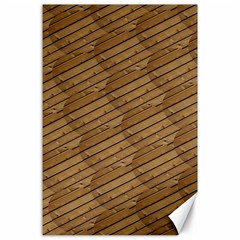 Wood Texture Wooden Canvas 24  X 36  by HermanTelo