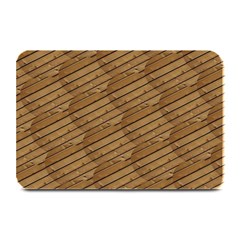 Wood Texture Wooden Plate Mats by HermanTelo