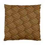 Wood Texture Wooden Standard Cushion Case (One Side) Front