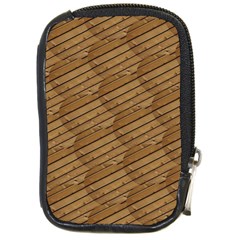 Wood Texture Wooden Compact Camera Leather Case by HermanTelo