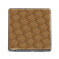 Wood Texture Wooden Memory Card Reader (square 5 Slot)