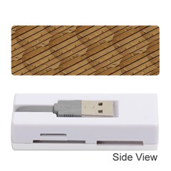 Wood Texture Wooden Memory Card Reader (stick) by HermanTelo