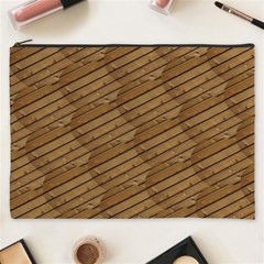 Wood Texture Wooden Cosmetic Bag (xxxl) by HermanTelo