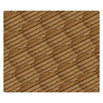 Wood Texture Wooden Double Sided Flano Blanket (Small)  50 x40  Blanket Front