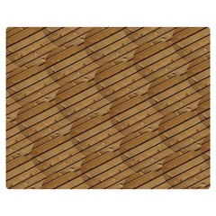 Wood Texture Wooden Double Sided Flano Blanket (medium) 