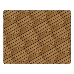 Wood Texture Wooden Double Sided Flano Blanket (large)  by HermanTelo