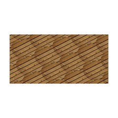 Wood Texture Wooden Yoga Headband by HermanTelo