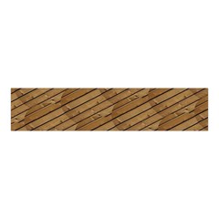 Wood Texture Wooden Velvet Scrunchie