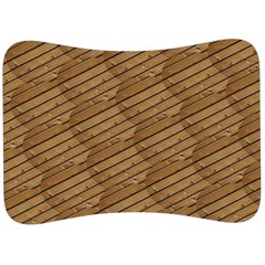 Wood Texture Wooden Velour Seat Head Rest Cushion by HermanTelo