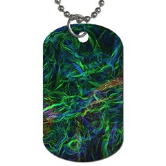 Shining Lines Light Stripes Dog Tag (one Side)