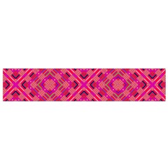 Pink Geometric  Small Flano Scarf