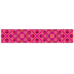 Pink Geometric  Large Flano Scarf 