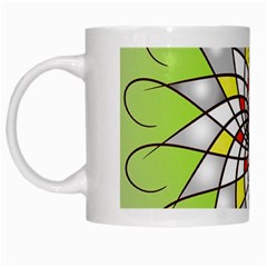 Mandala Model Figure Graphics White Mugs by Pakrebo