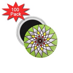 Mandala Model Figure Graphics 1 75  Magnets (100 Pack)  by Pakrebo