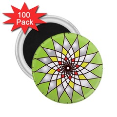 Mandala Model Figure Graphics 2 25  Magnets (100 Pack)  by Pakrebo