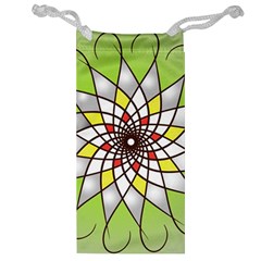 Mandala Model Figure Graphics Jewelry Bag by Pakrebo