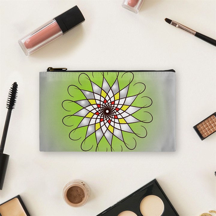 Mandala Model Figure Graphics Cosmetic Bag (Small)