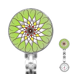 Mandala Model Figure Graphics Stainless Steel Nurses Watch by Pakrebo