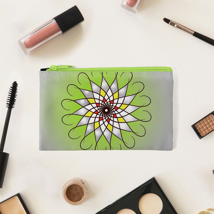 Mandala Model Figure Graphics Cosmetic Bag (XS)