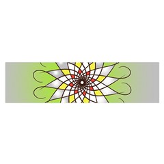 Mandala Model Figure Graphics Satin Scarf (oblong) by Pakrebo