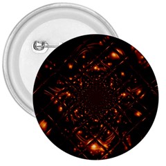 Fire Glass Fractal 3  Buttons by Pakrebo