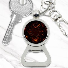 Fire Glass Fractal Bottle Opener Key Chain by Pakrebo