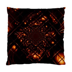 Fire Glass Fractal Standard Cushion Case (one Side)