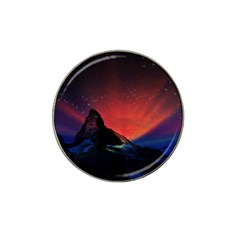 Matterhorn Switzerland Fantasy Aurora Hat Clip Ball Marker (10 Pack) by Pakrebo