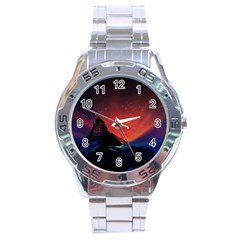 Matterhorn Switzerland Fantasy Aurora Stainless Steel Analogue Watch by Pakrebo