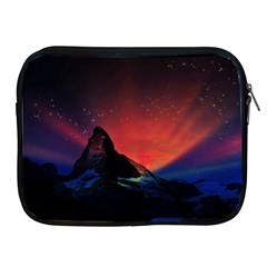 Matterhorn Switzerland Fantasy Aurora Apple Ipad 2/3/4 Zipper Cases by Pakrebo