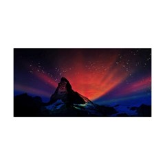 Matterhorn Switzerland Fantasy Aurora Yoga Headband by Pakrebo