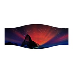 Matterhorn Switzerland Fantasy Aurora Stretchable Headband by Pakrebo