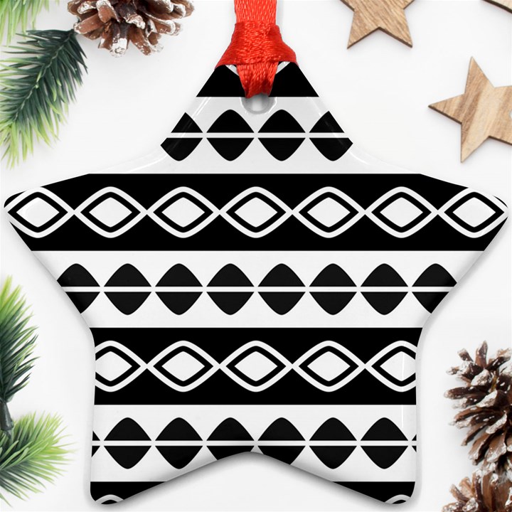 Ethnic Tribal Pattern Ornament (Star)