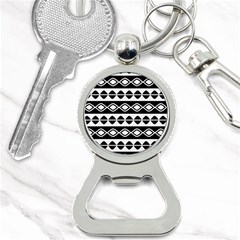 Ethnic Tribal Pattern Bottle Opener Key Chain by Pakrebo