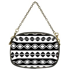 Ethnic Tribal Pattern Chain Purse (one Side) by Pakrebo