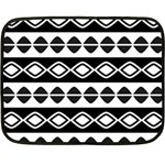 Ethnic Tribal Pattern Fleece Blanket (Mini) 35 x27  Blanket