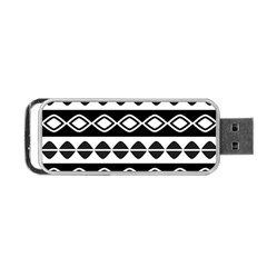 Ethnic Tribal Pattern Portable Usb Flash (two Sides) by Pakrebo