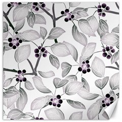 Floral Pattern Background Canvas 12  X 12  by Pakrebo