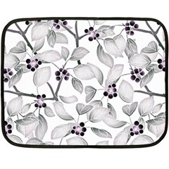 Floral Pattern Background Fleece Blanket (mini) by Pakrebo