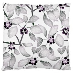 Floral Pattern Background Large Cushion Case (one Side)