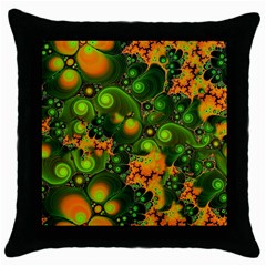 Fractal Design Creative Fantasy Throw Pillow Case (black) by Pakrebo