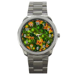 Fractal Design Creative Fantasy Sport Metal Watch by Pakrebo